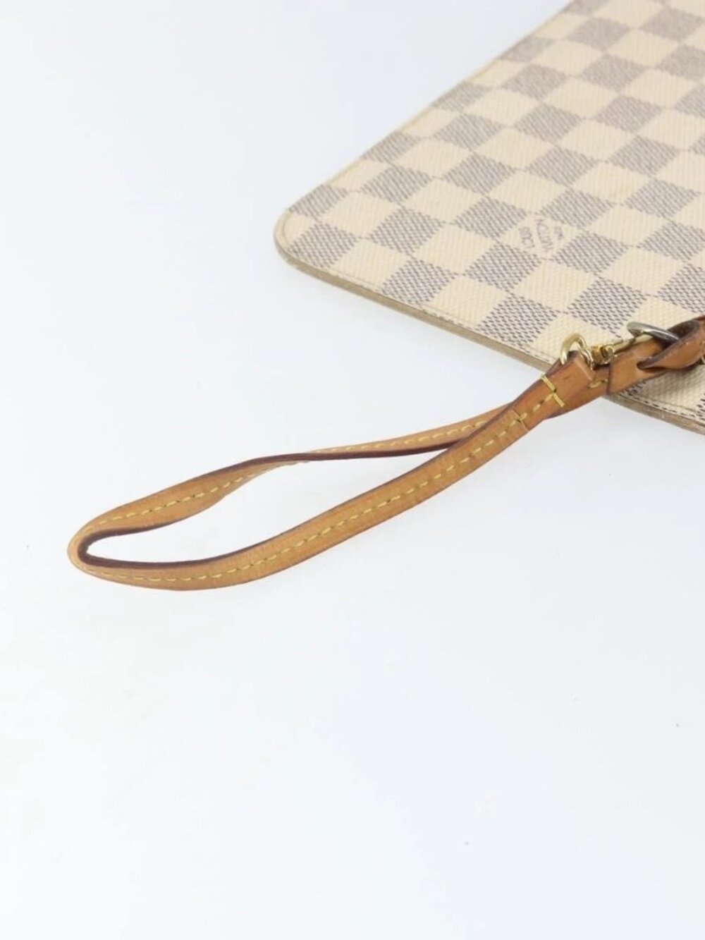 LOUIS VUITTON Damier Azur Neverfull MM Pouch LV Auth 171149 - Picture 8 of 16